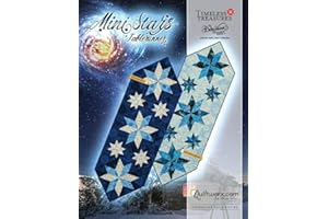 Mini Stars Table runner - Foundation Paper Piecing Pattern by Judy Niemeyer 17" x 51" Quilt