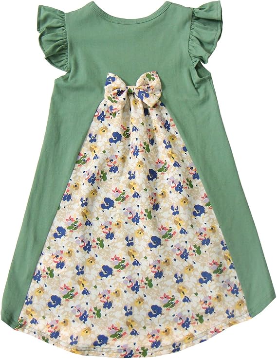 Amazon Bee 韓国子供服 キッズ 女の子 ワンピース 半袖ワンピース ワンピース チュニック 通販