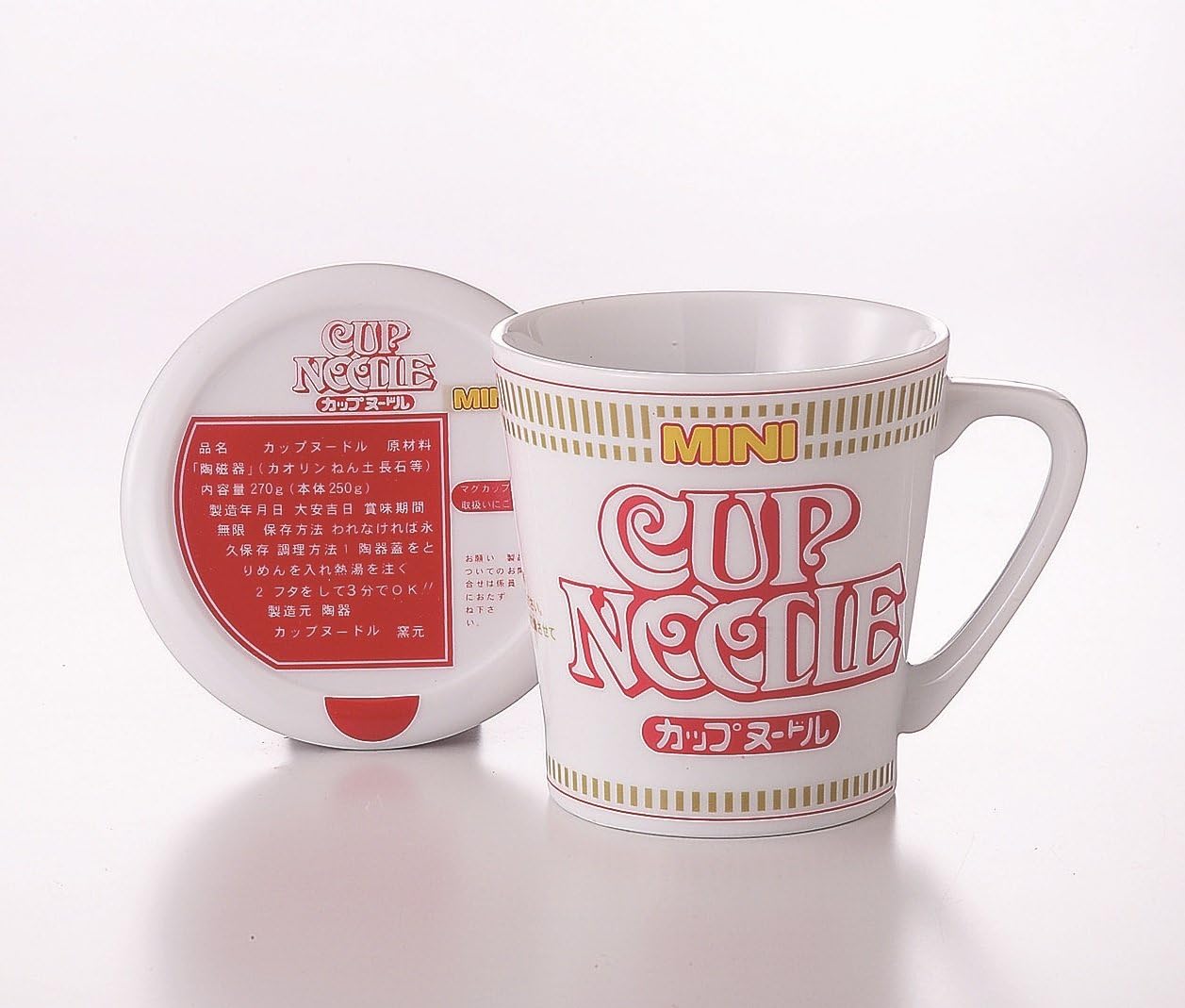 Nissin Cup Noodle Soy Sauce Mug Cup Noodle Ramen Mug Pottery Mug Japan Import The Package And The Manual Are In Japanese Amazon De Home Kitchen