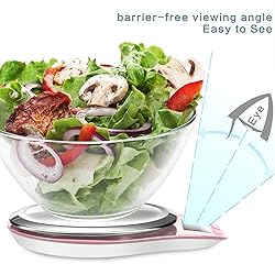 NUTRI FIT Digital Food Kitchen Scale with Stainless