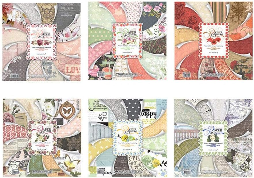 366 Fogli Carta Scrapbook Vintage 40x50mm - Carte Decorative Per DIY, Album E Biglietti - Foto 6