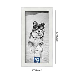 ArtToFrames 8x17 Inch White Picture Frame, This