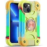 MARKILL Compatible With IPhone 17 Case 6.3 Inch With Built-in Kickstand, Military Grade Drop Protection Full Body Rugged Heavy Duty Protective Cover (Deep Purple
