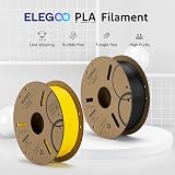 ELEGOO PLA Filament 1.75mm Black 1KG 3D Printing Filament | 0.02mm Accuracy view 2