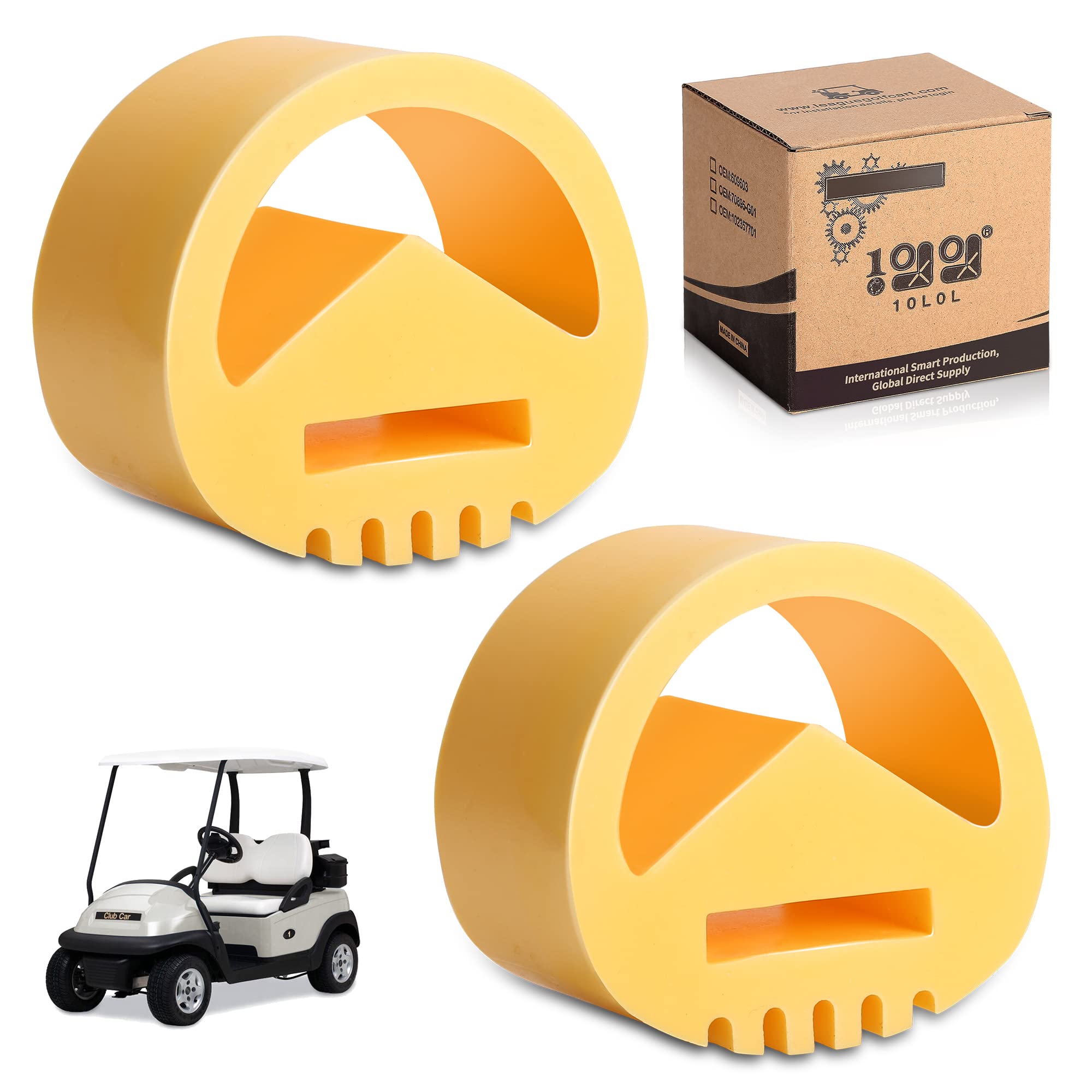 10L0L Golf Cart Snubber Motor Mount Noise Vibration Dampener for Club Car DS 1984-up 102540301 Club Car Precedent 2004-up 5704 (2 Packs)