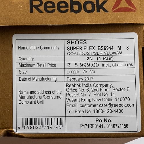 reebok india address