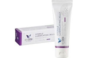 Medcosa Sterile Lube - Surgical Lube - Medical Lubricant - for Body Piercing - Water Based Lubricating Jelly (2.9oz) Flip Top Tube