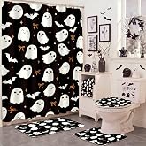 Maasechs 6 Pcs Halloween Ghost Bathroom Set 72