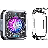 Nubia RedMagic Magnetic Cell Phone Cooler 5 Pro with Clip, Cellphone Radiator Fan for Phone with RGB LED Semiconductor Heatsi