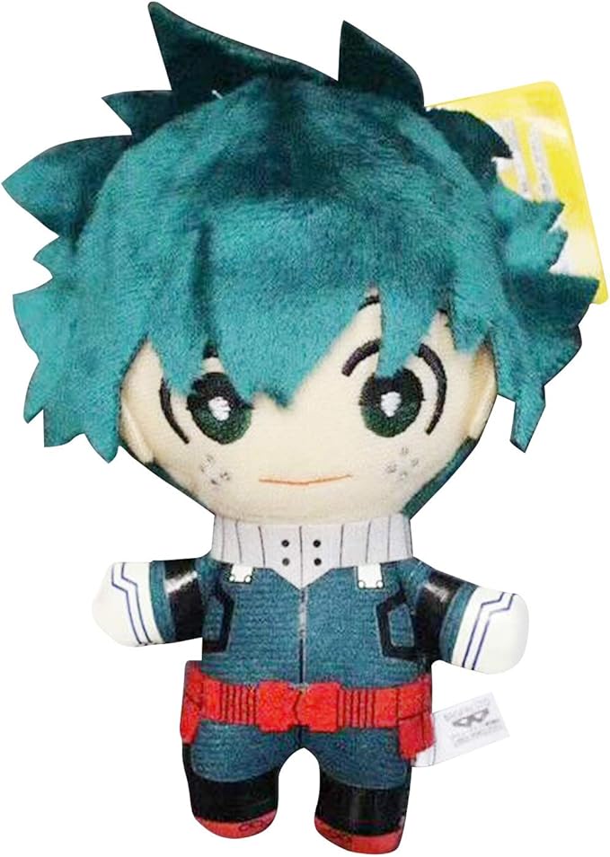 QAHEART My Hero Academia Plush Keychain Toy Anime Character Deku Action
