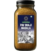 Pipar Spices Pav Bhaji Masala, 2 oz (57g) Glass Bottle | Hand-Stone Grounded Spices