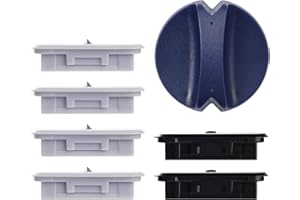 Giftgorde 6-Pack Trimmer Replacement Blades for Fiskars Paper Trimmer, Replacement Blade for All Series of Fiskars/Portable&Precision Trimmer,Arts and Crafts,4 Cutting&2 Scoring Blades,a Slider,Blue