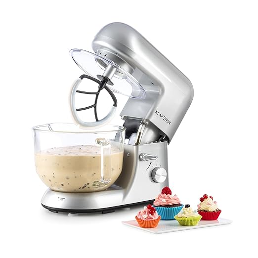 title=Klarstein Bella Argentea 2G • Robot Da Cucina • Impastatrice Planetaria • 800