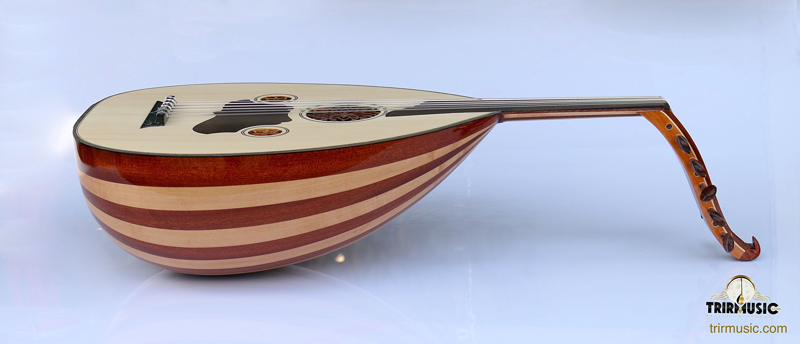 Turkish Quality Mahogany and Maple String Instrument Oud Ud AO103
