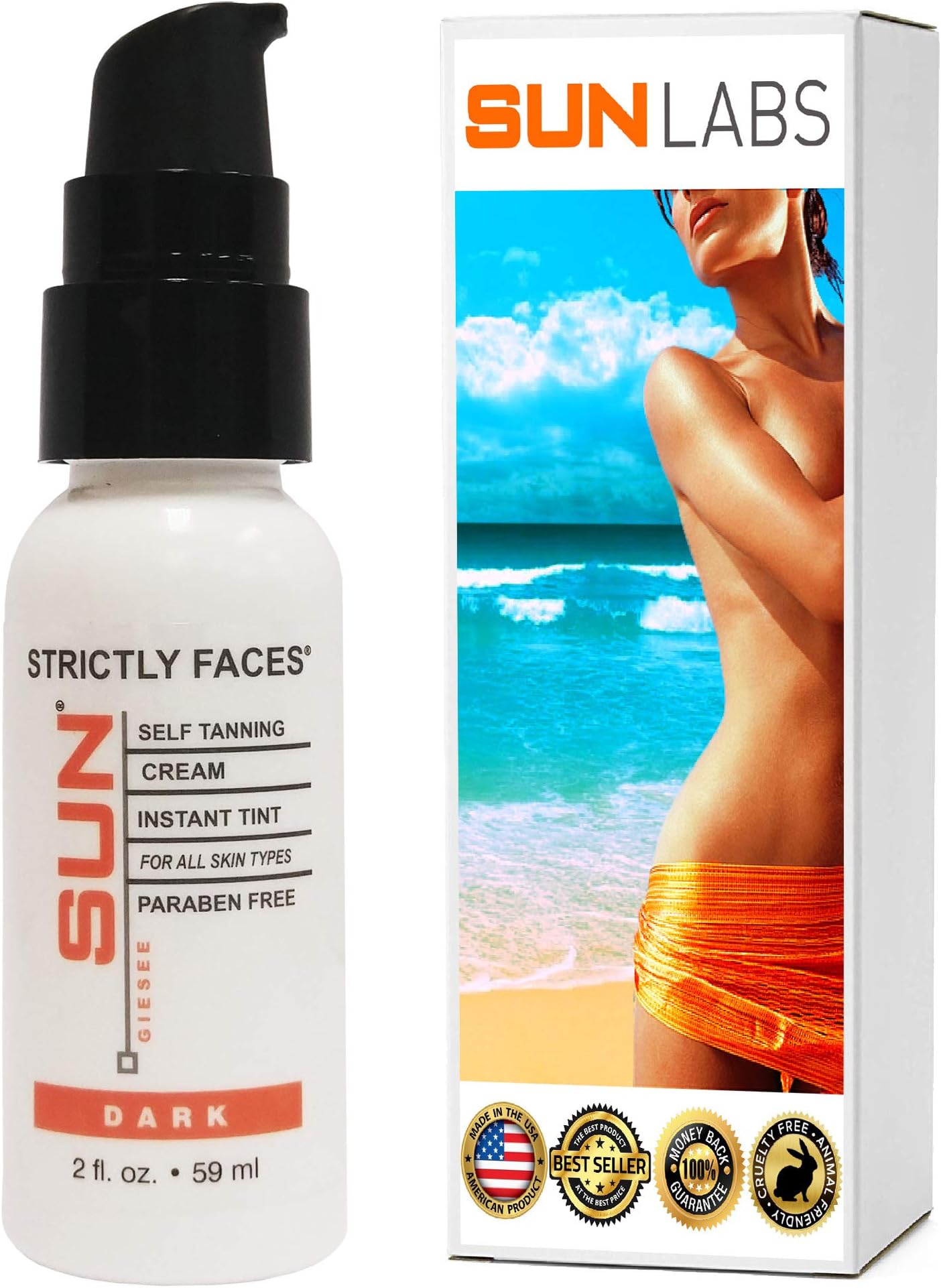 Face Self Tanner - Natural Facial Sunless Tanning Lotion Very Dark, Face for Bronzing and Golden Tan - Very Dark Sunless Bronzer Flawless Fake Tanning Gel Lotion Lotion (Packaging May Very)