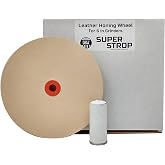 Pro Sharpening Supply Leather Honing Wheel Fits 6 in. Bench Grinders and Polishers