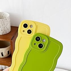 Caseative for iPhone 13 Case, Solid Color Curly