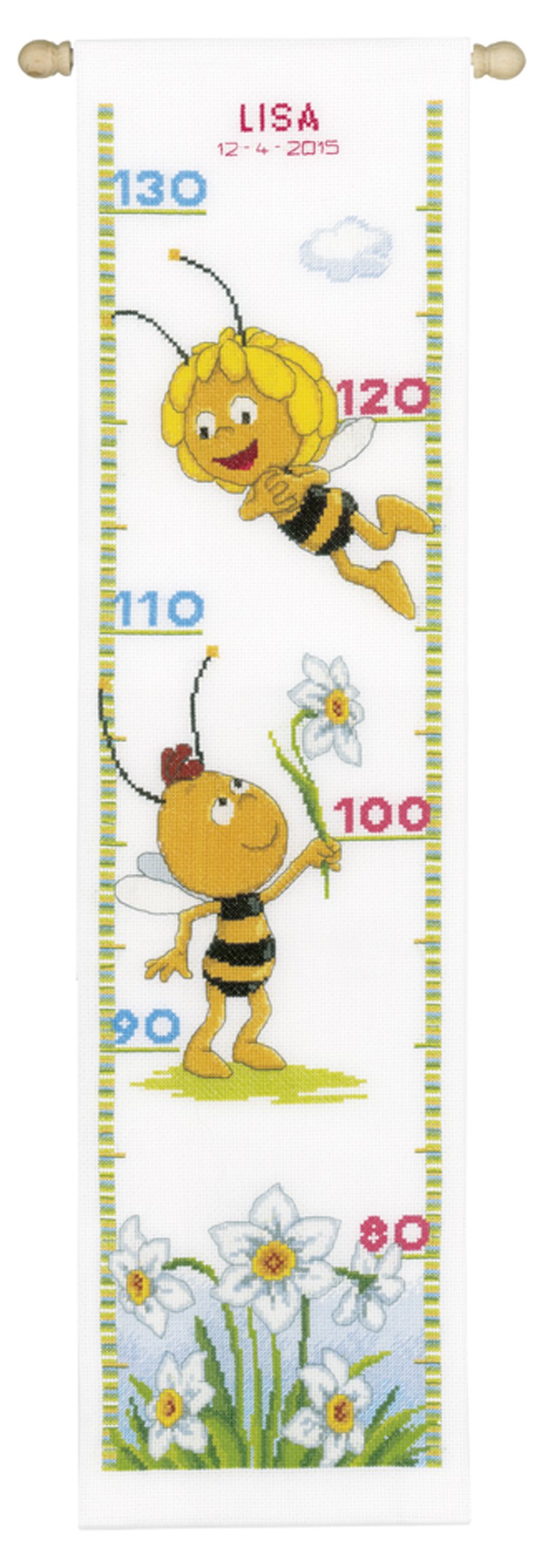 Vervaco Pack of 0153823 Counted Cross Stitch Size Chart, Flower of Willy