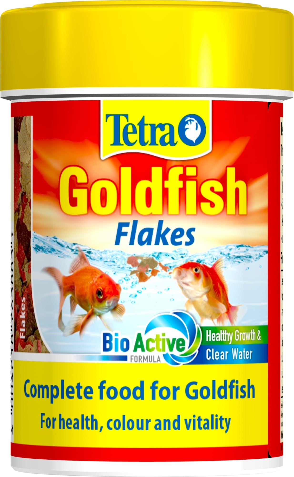 Tetra Goldfish Flakes - flake fish food for all goldfish and other coldwater fish, 85ml