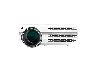 Boss S14 6000 Lumens Full HD Multimedia Portable Projector Support USB/HDMI/AV (White)