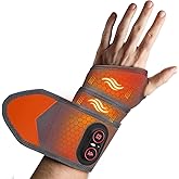 Cordless Wrist Heating Pad, Wrist Massager for Pain Relief, Red Light Wrap Brace for Hand, Leg Fit for Women and Men