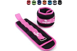 FRAGRAIM Ankle Weights for Women, Men and Kids - 1/2/3/4/6/8/10/12/15/20 LBS 1 Pair Strength Training Wrist/Leg/Arm Weight with Adjustable Strap for Jogging, Gymnastics, Aerobics, Physical Therapy