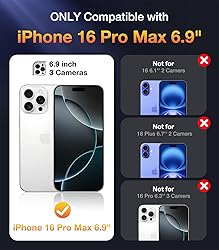 Diaclara Magnetic Designed for iPhone 16 Pro Max