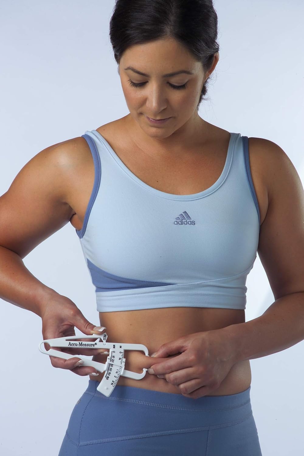 Accu-Measure Body Fat Caliper - Handheld BMI Body Fat Measurement Device - Skinfold Caliper Measures Body Fat for Men and Women: Health & Personal Care