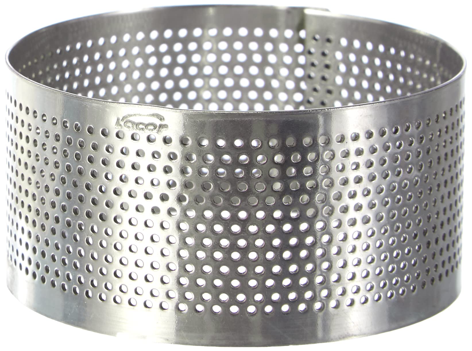 Lacor 68547 Perforated Cake Mould, 7 x 3.5 cm, Silver