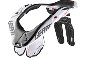 Leatt GPX 5.5 Adult Off-Road Motorcycle Neck Brace - White/Large/X-Large