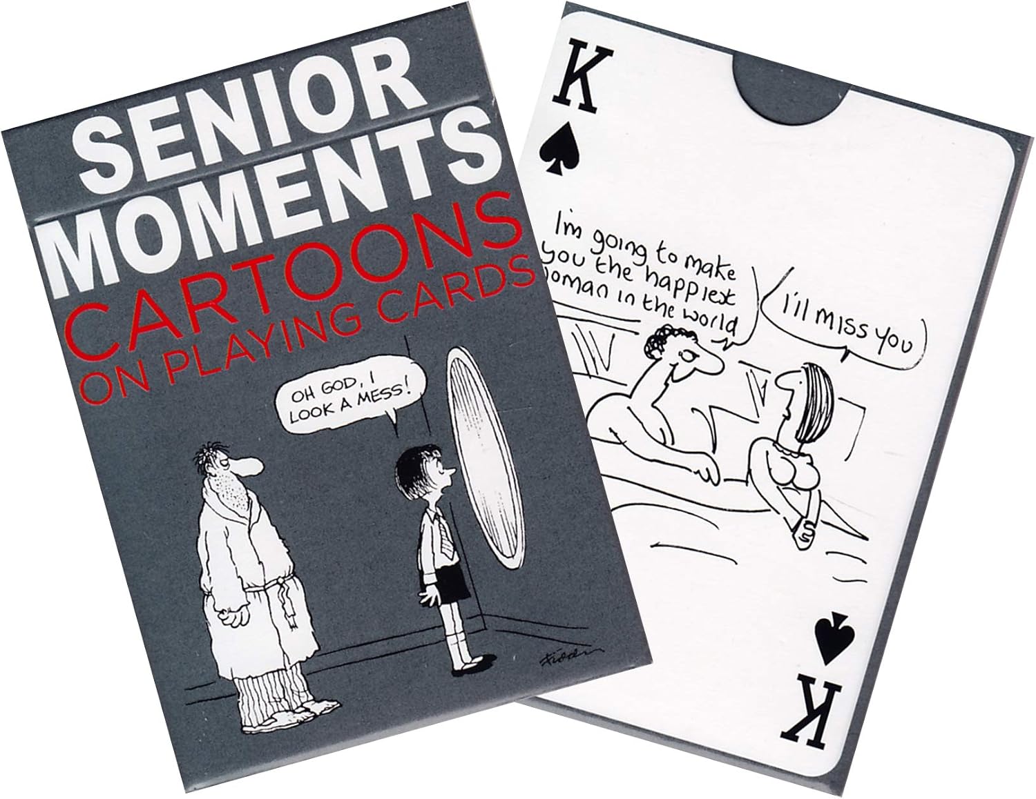 Piatnik Playing Cards Poker Standard Size, Senior Moments Cartoons