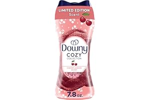 Downy Cozy Collection In-Wash Laundry Scent Booster Beads, Cherry Jubilee Scent, 7.8 oz, Limited Edition Laundry Beads