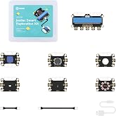 ELECFREAKS microbit Jacdac Smart Exploration Kit Micro:bit Sensor Starter Kit Plug and Code Electronics Module Unrestricted Connection Methods(Without Micro:bit)