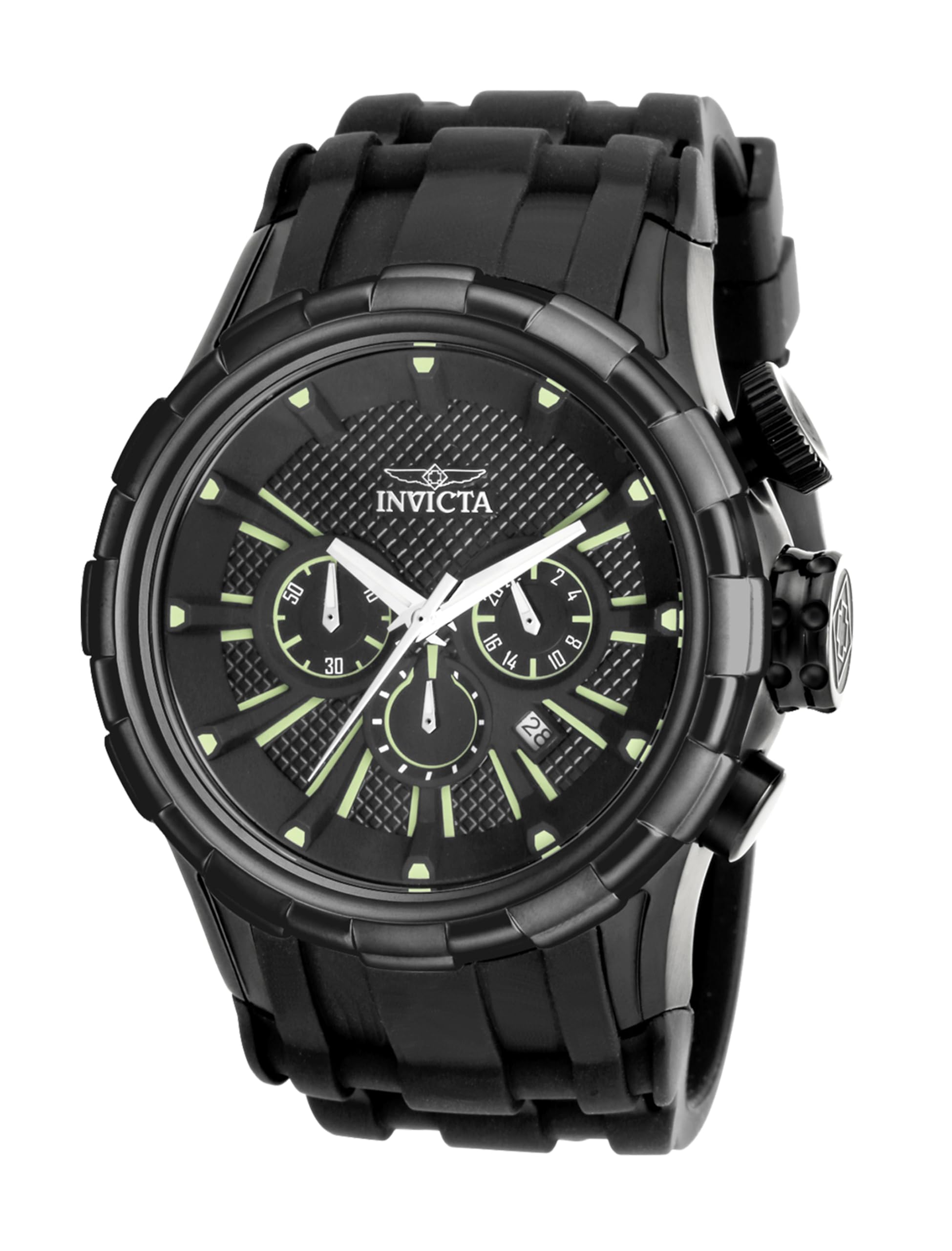 Invicta I-Force 16974 Men's Watch - Waterproof - Analogue - Quartz Movement - stainless steel with Black dial - 52mm