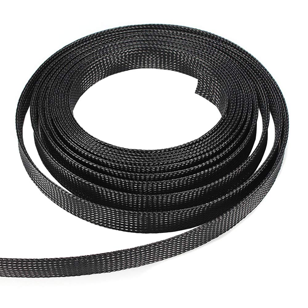 Cable Sleeves Tools & Home Improvement HOUTBY 25ft 1/2 Inch Black