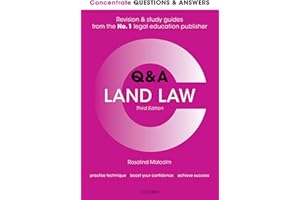 Concentrate Questions and Answers Land Law: Law Q&A Revision and Study Guide (Concentrate Questions & Answers)