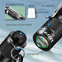 UltraTac K1 Keychain Flashlight with Push