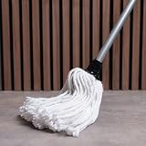 Addis Cotton Mop Set with Recycled Cotton 3-Piece Handle & Spare Head view 2