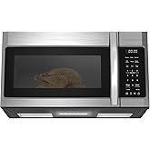 BLACK+DECKER Over the Range Microwave Oven, 1.7 Cu.Ft, 1000W | Stainless Steel, Over Stove Install, Vent Fan with Light, One-Touch Auto Cooking, 10 Power Levels, Child Safety Lock