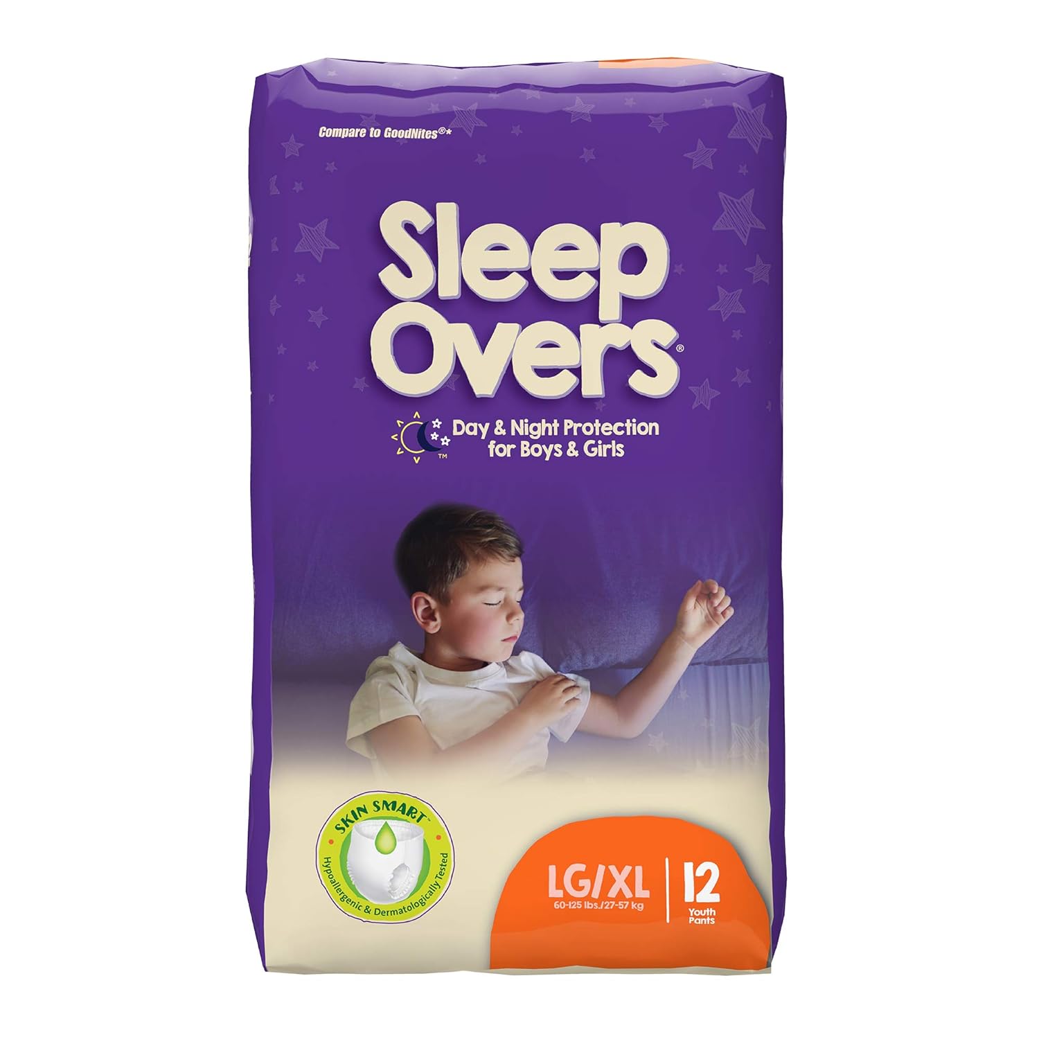 Sleep Overs by Cuties Youth Pants Large/XLarge 48 Count Baby