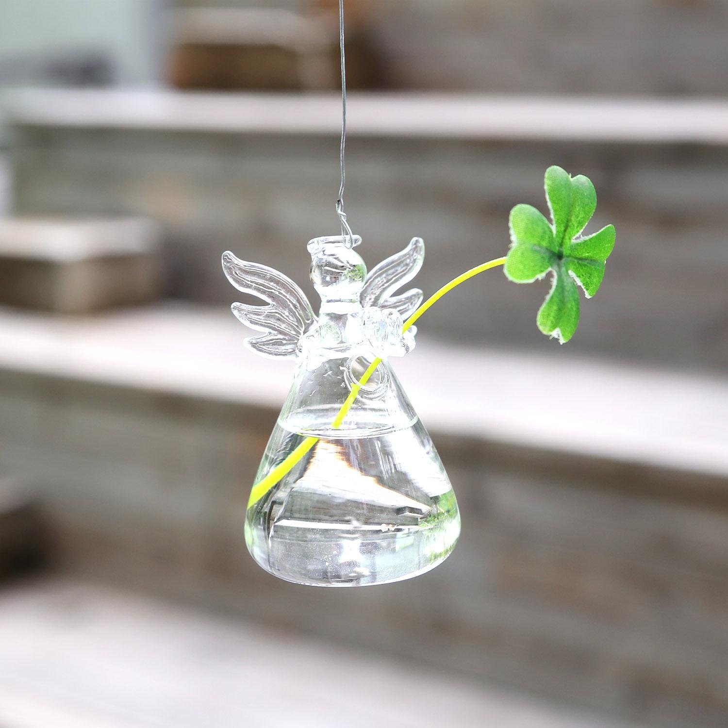 SOLEDI Hanging Terrarium Glass Hanging Teardrop Plant Terrariums from Glass Home Gardens