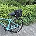 Bike Rear Bag Cycling Rack Rear Bag Zipper Pockets Bottle Case Bike Accessories for Road Mountain Bikes Blackthumb 3