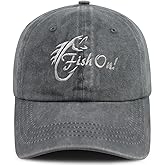 YISHOW Embroidered Bassball Cap Vintage Men and Women Embroidered Hat