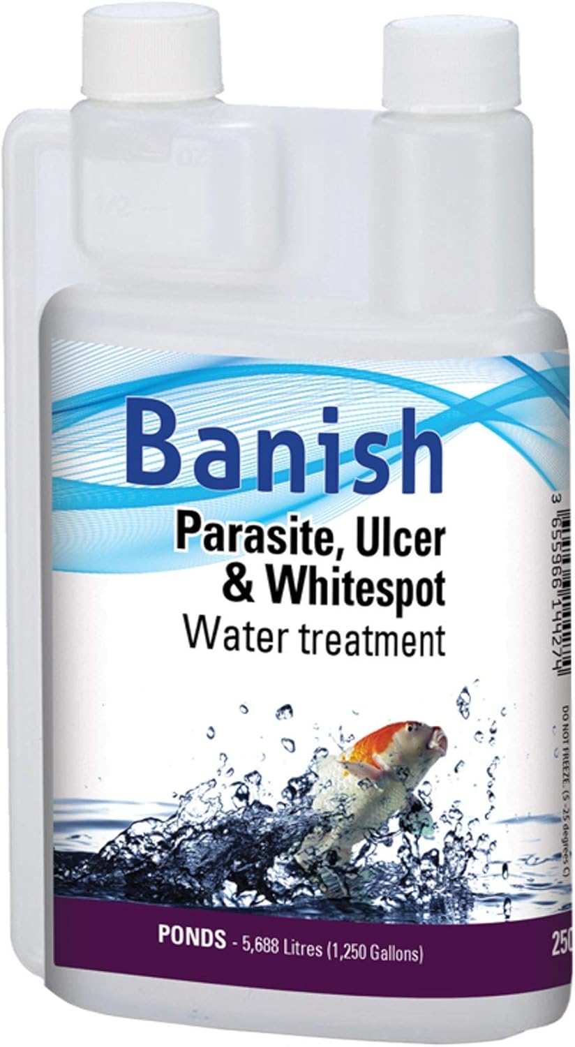 Industrial Leisure Banish Fish Parasite, Ulcer and Whitespot Treatment