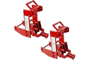 Glosaie 2 Pack Cast Iron Wall Jack Rated Capacity 1,000 lbs, Heavy-Duty Portable Wall Jacks for Framing, Lifting Wall Beams, 