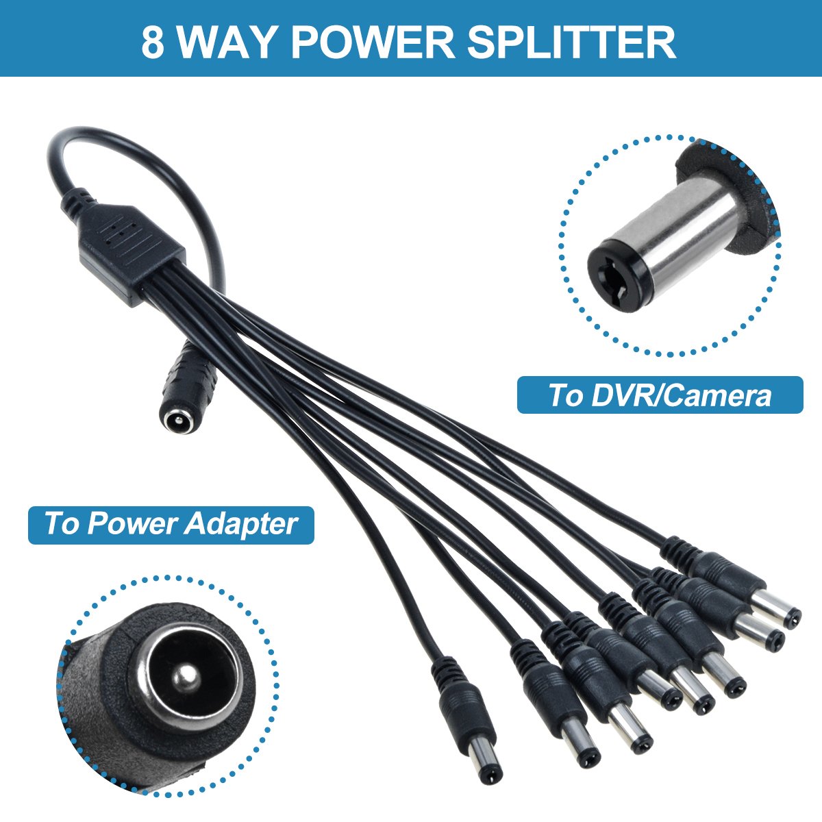 Adapters ABLEGRID Swann Lorex QSee Security Camera Power Adapter 12V