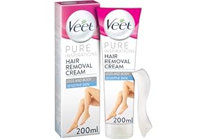 Veet Hair Removal Cream Sensitive Skin with Aloe Vera & Vitamin E (200ml)