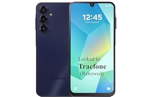 Tracfone (Renewed) Samsung Galaxy BLK A16 5G128GB50MP Triple Camera6.7" FHD+ Super AMOLED 90Hz Display [Activation Prom
