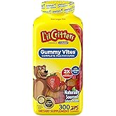 Gummy Vites Children's Chewable Gummy Bear Multivitamin Dietary Supplement, 300 Count
