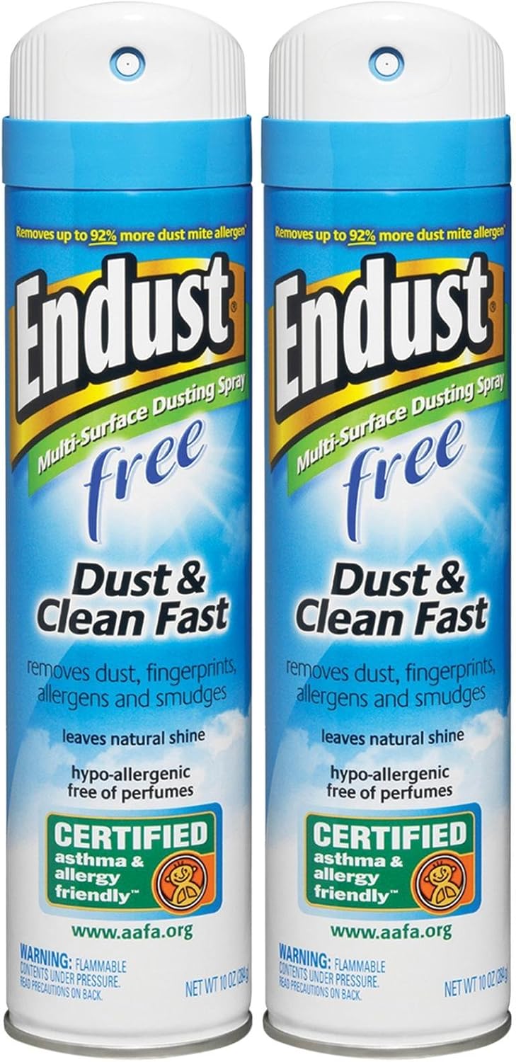 Endust HypoAllergenic Dusting and Cleaning Spray 10 oz